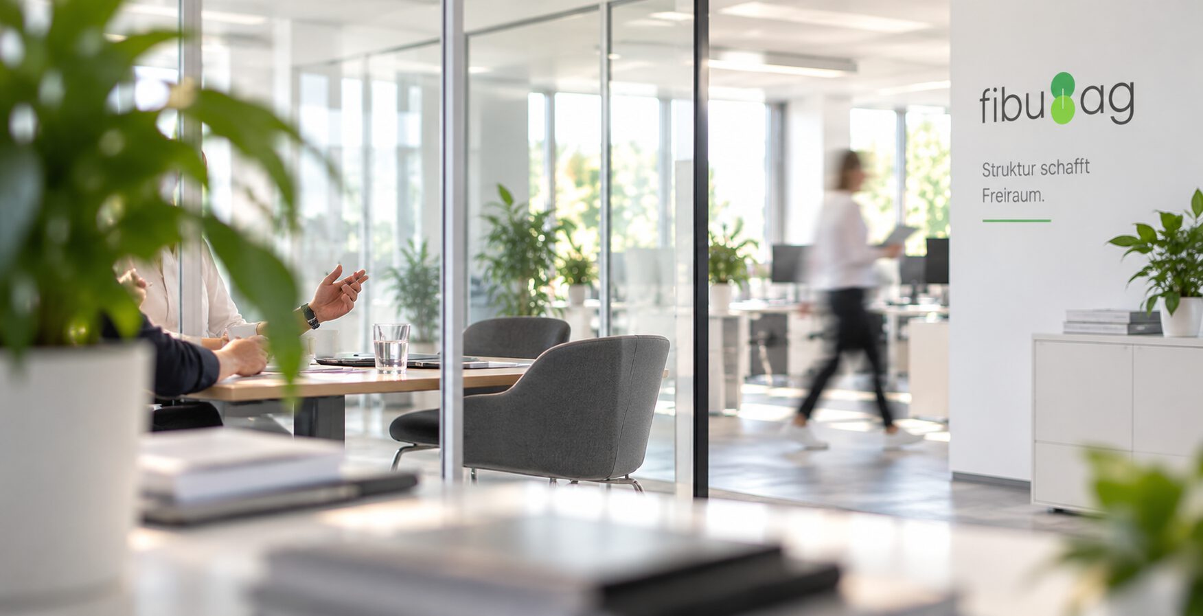 Besprechung im Büro der fibu-ag.de GmbH